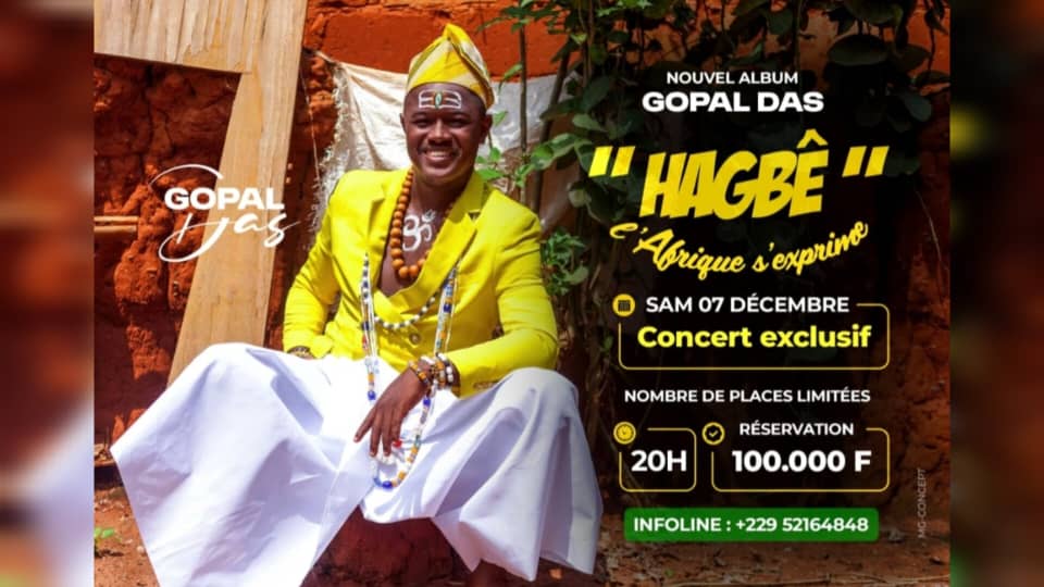 Gopal Das Annonce Son Deuxième Album "Hagbè" avec un Concert Exclusif sur Miadoto.com