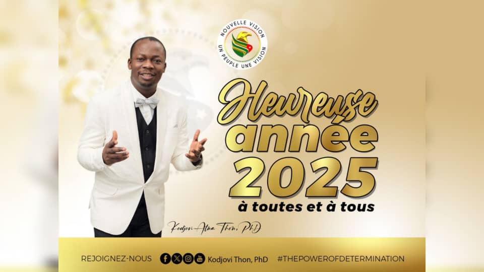 TOGO/ICÔNE: Nouvelle Année, Nouvelle Vision Un Message de Kodjovi Atna Thon /MIADOTO.COM